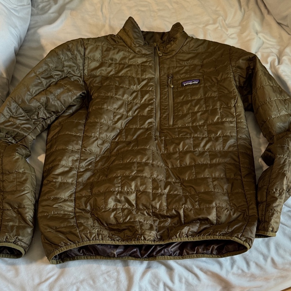 Patagonia Olive Puffer Jacket